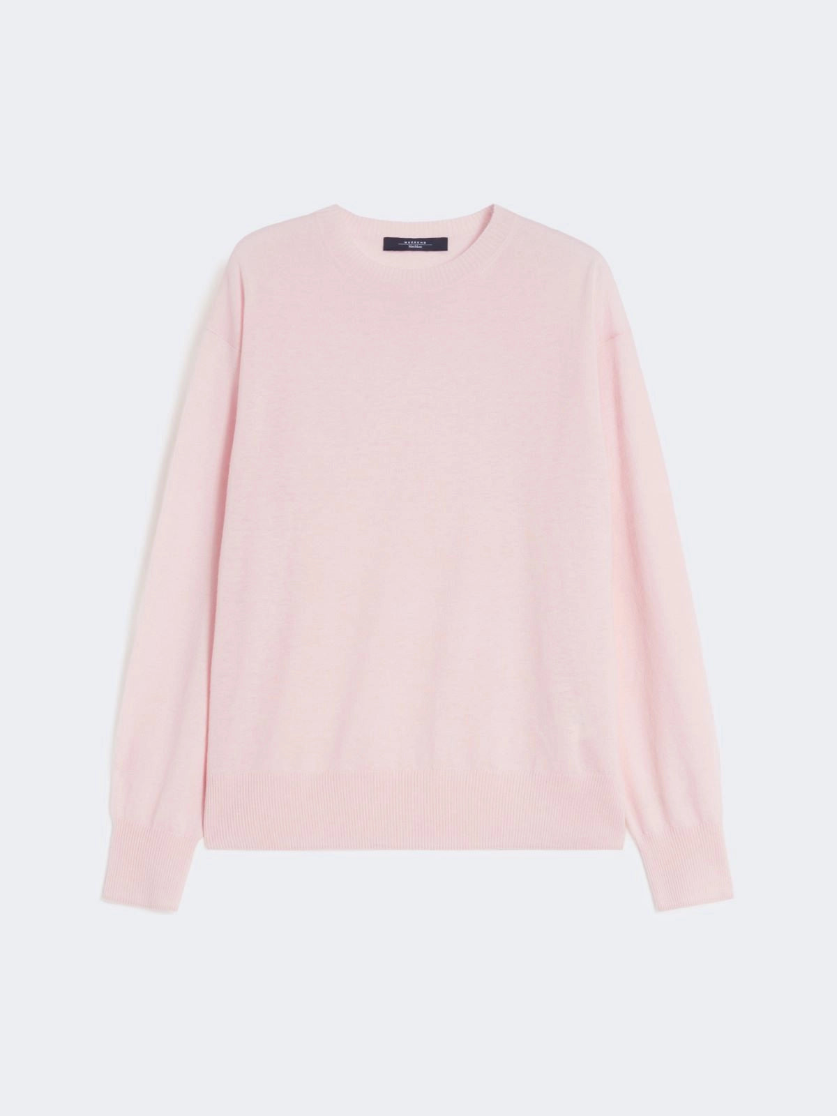 Max Mara Weekend Pink Wool and Cashmere Crew Neck Sweater WKDVENTO