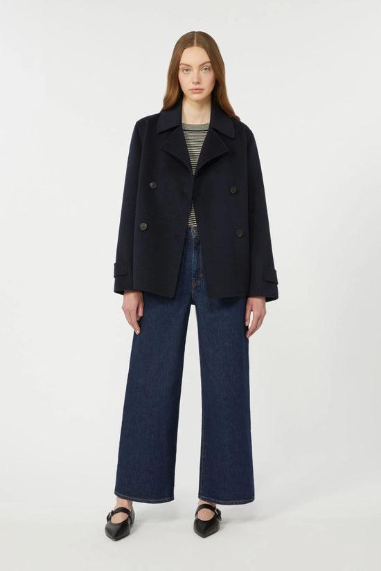 Max Mara Weekend Navy Stripe Cotton Crew Neck Sweater WKDGIOVANE