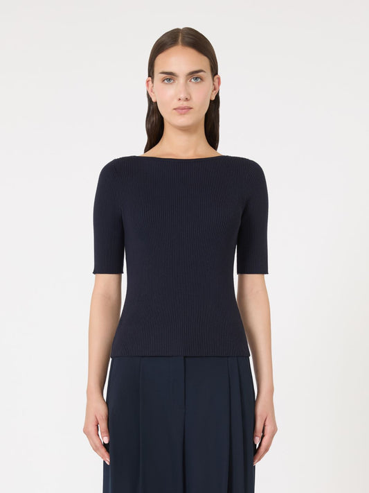 Max Mara Weekend slim fit stretch top Waser