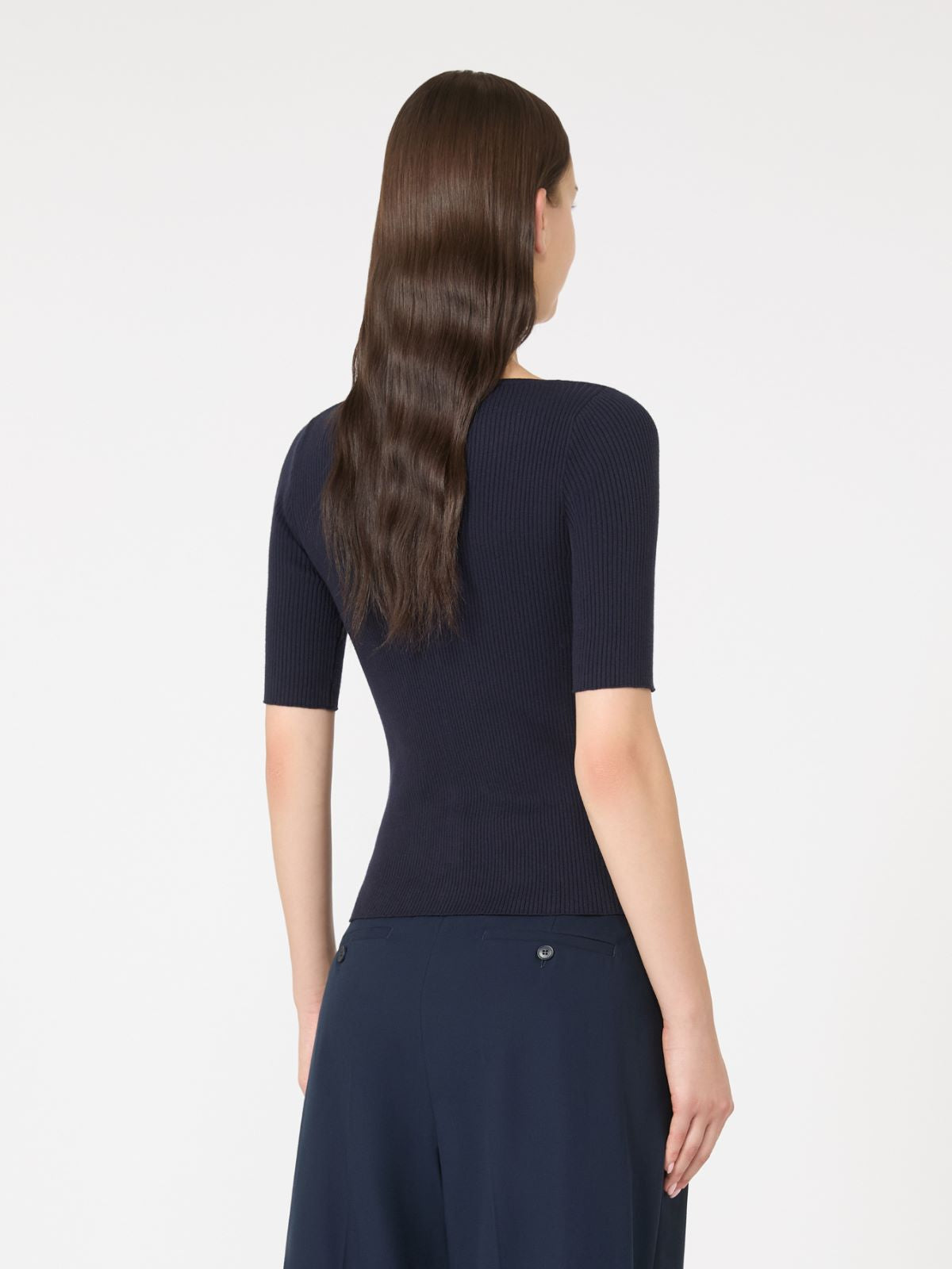 Max Mara Weekend slim fit stretch top Waser