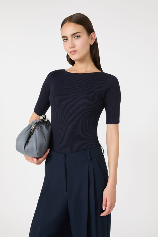Max Mara Weekend slim fit stretch top Waser