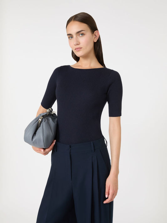 Max Mara Weekend slim fit stretch top Waser