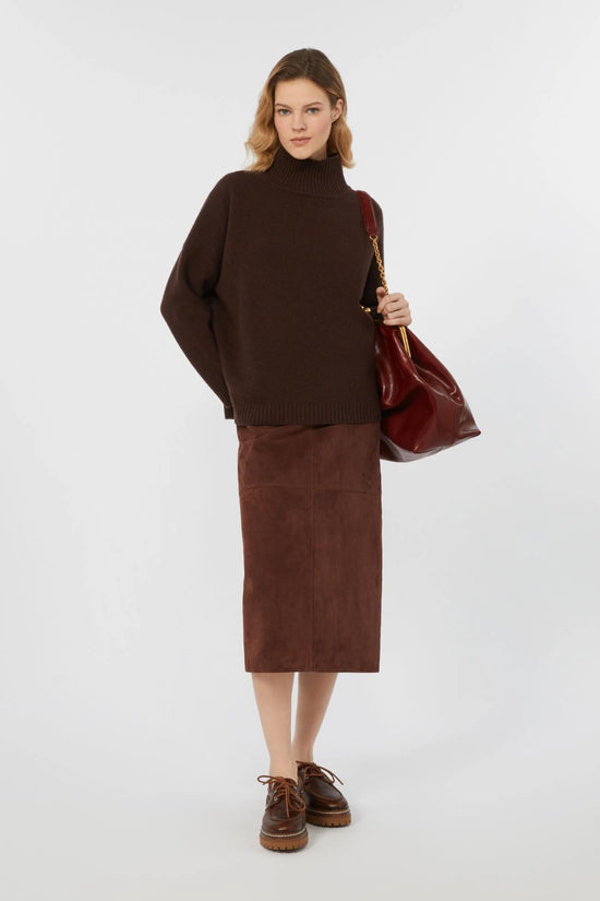 Max Mara Weekend turtleneck wool sweater Borgia