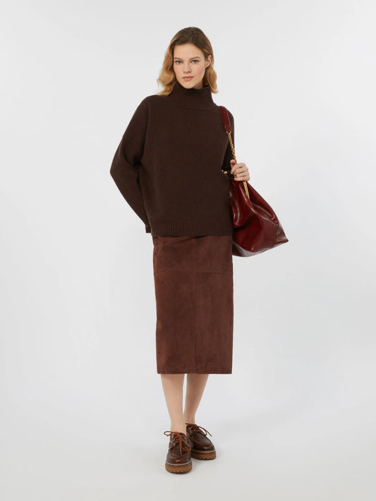 Max Mara Weekend turtleneck wool sweater Borgia