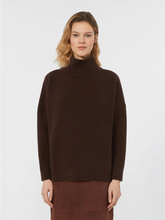 Max Mara Weekend turtleneck wool sweater Borgia