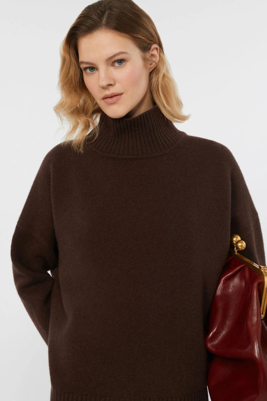 Max Mara Weekend turtleneck wool sweater Borgia