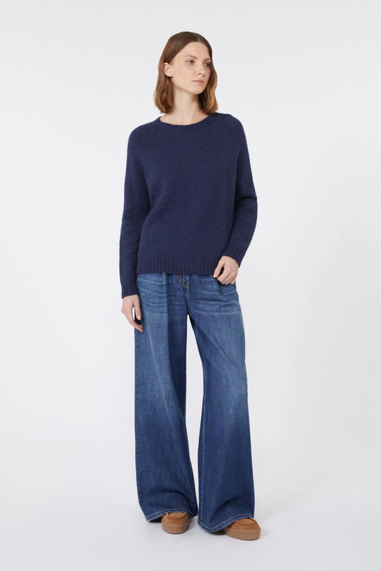 Max Mara crew neck relaxed fit sweater Ghiacci