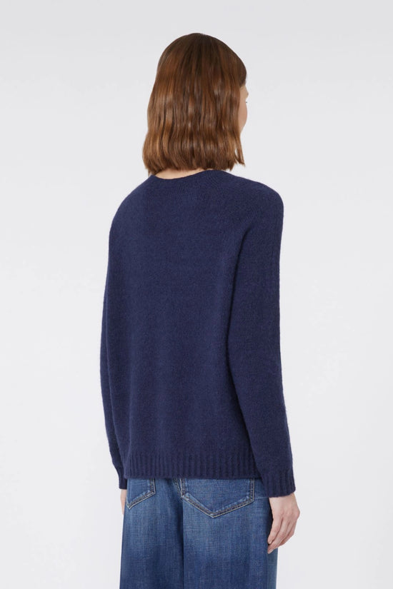 Max Mara crew neck relaxed fit sweater Ghiacci