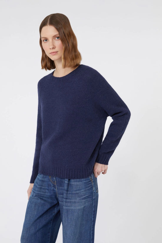 Max Mara crew neck relaxed fit sweater Ghiacci