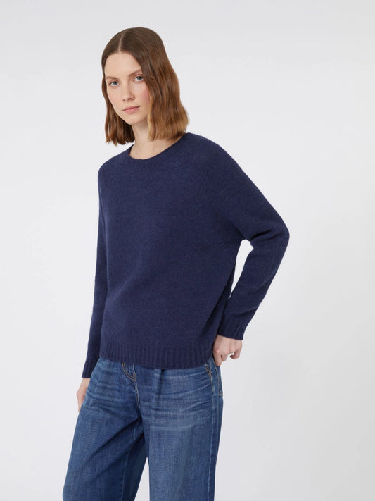 Max Mara crew neck relaxed fit sweater Ghiacci