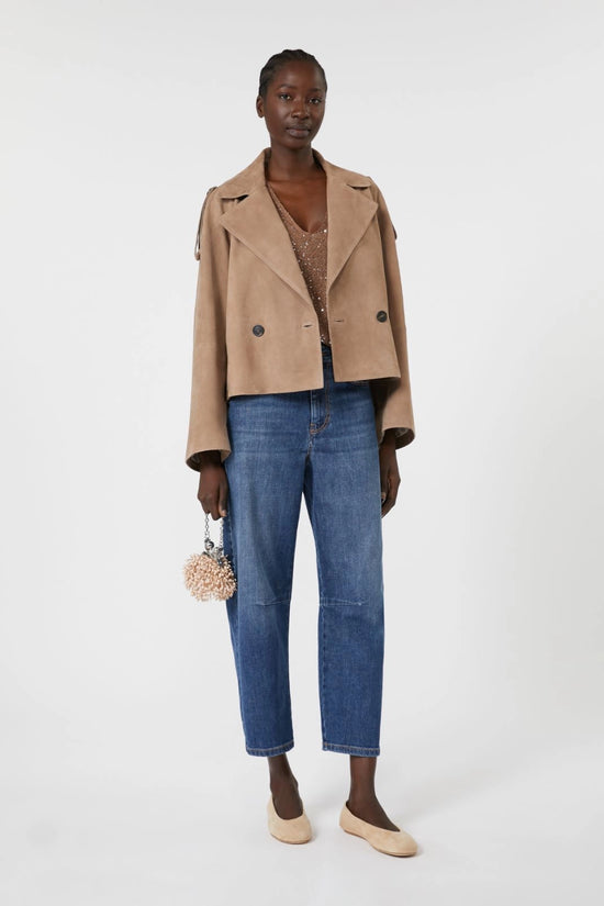 Max Mara Weekend short suede jacket Maga