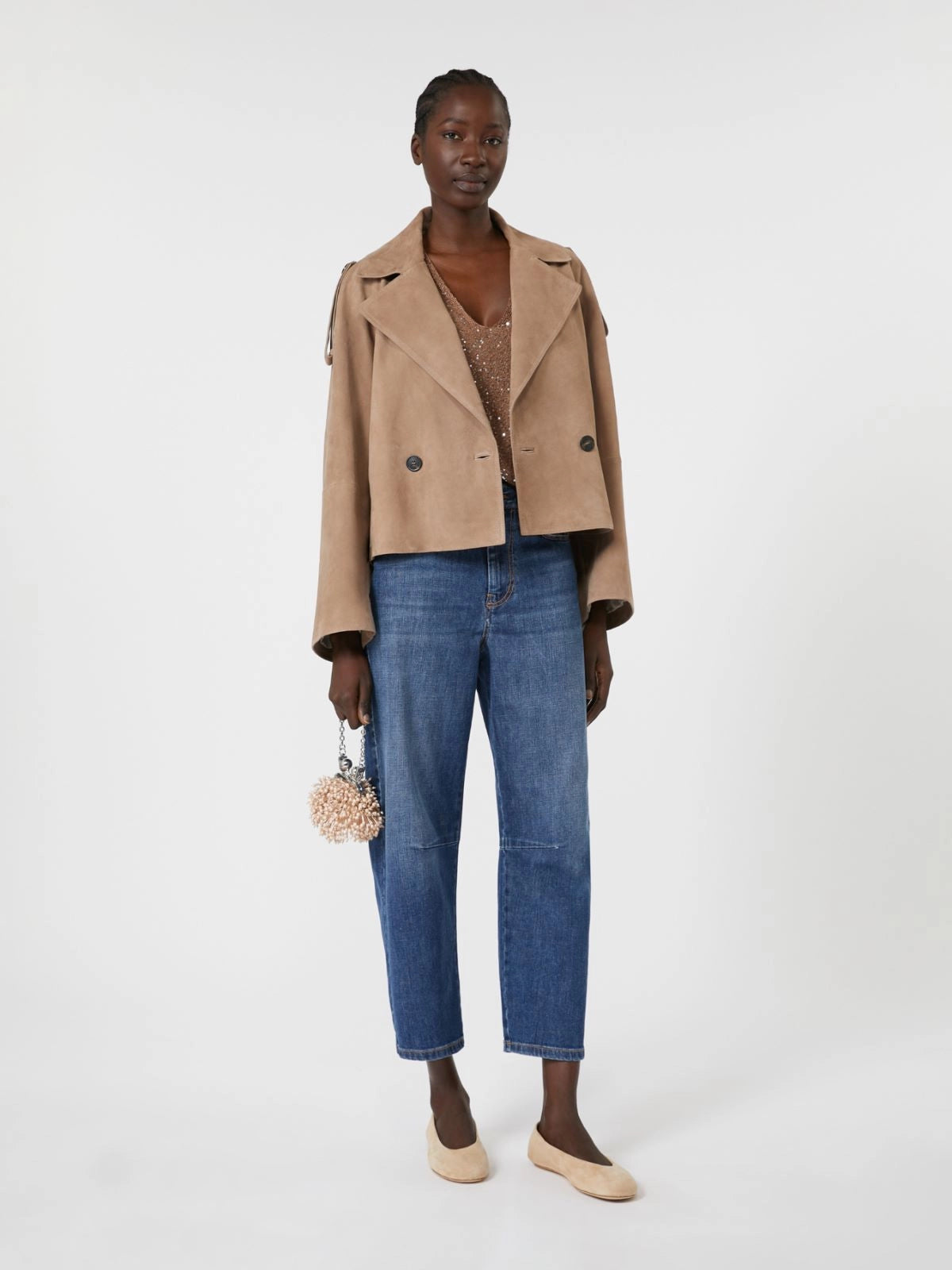 Max Mara Weekend short suede jacket Maga