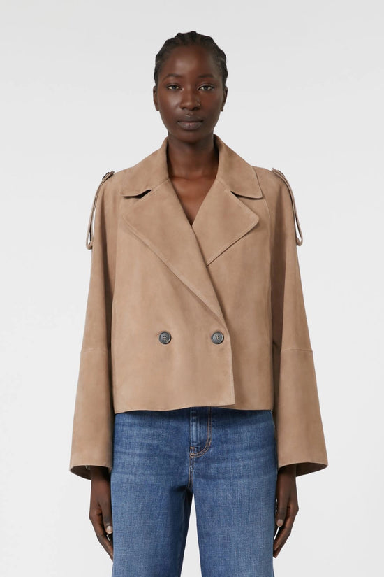 Max Mara Weekend short suede jacket Maga
