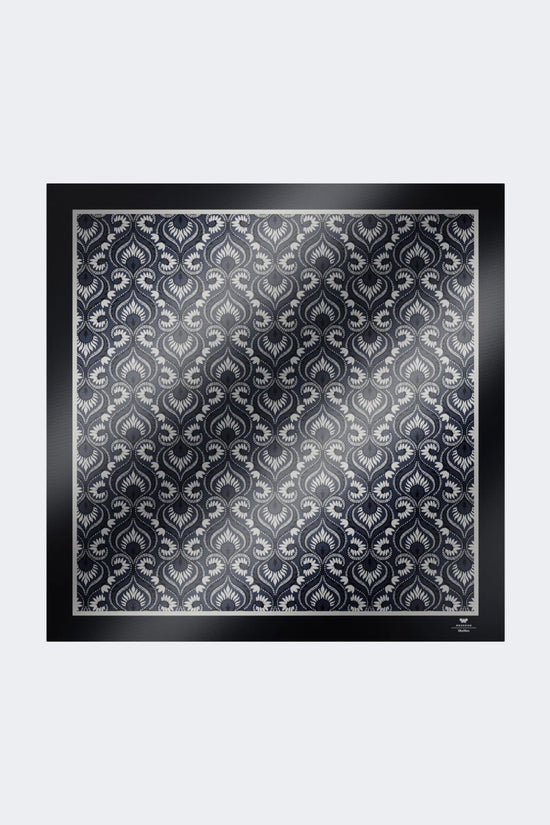 Max Mara Weekend Navy Square Silk Scarf