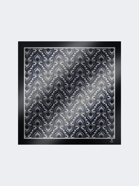 Max Mara Weekend Navy Square Silk Scarf WKAONEST