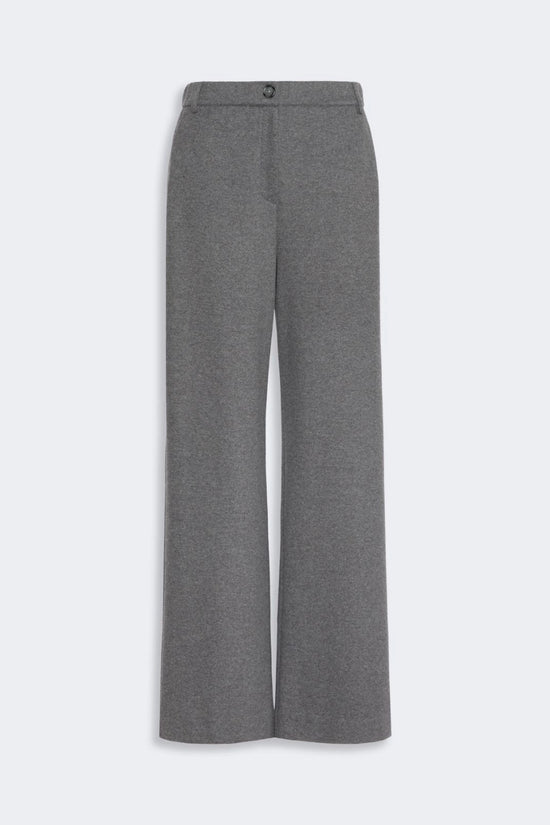 Max Mara Weekend Micro Grey Jacquard Jersey Trousers