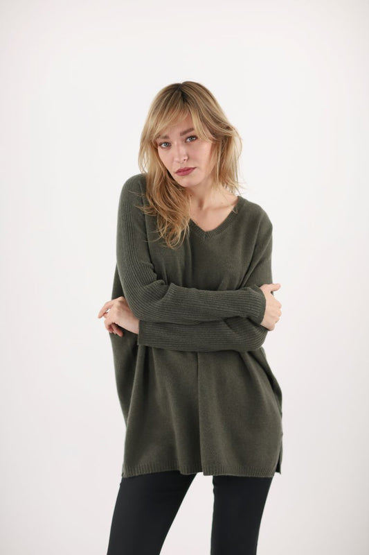Estheme Cashmere oversized sweater Wfs25086h