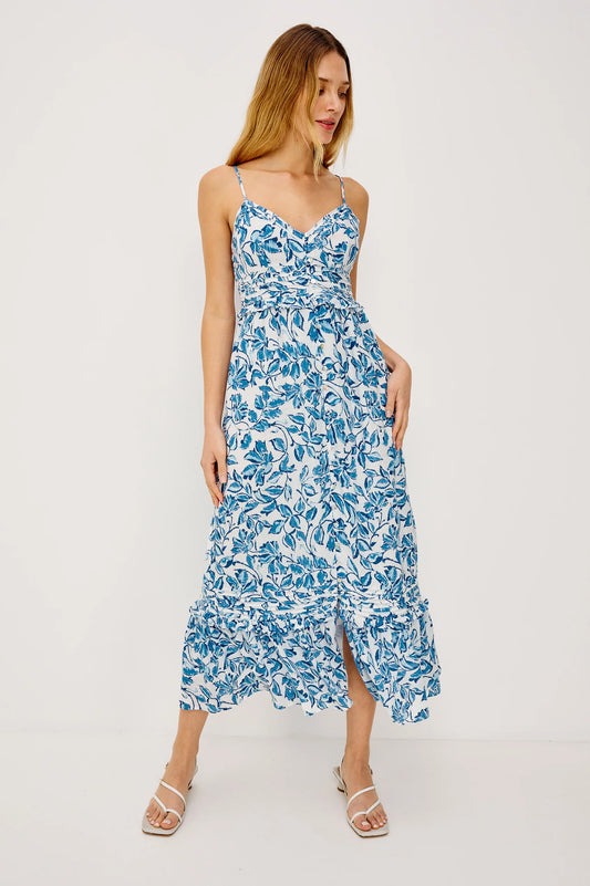 Rails Azure Linen Blend Sleeveless Maxi Dress WISTERIA