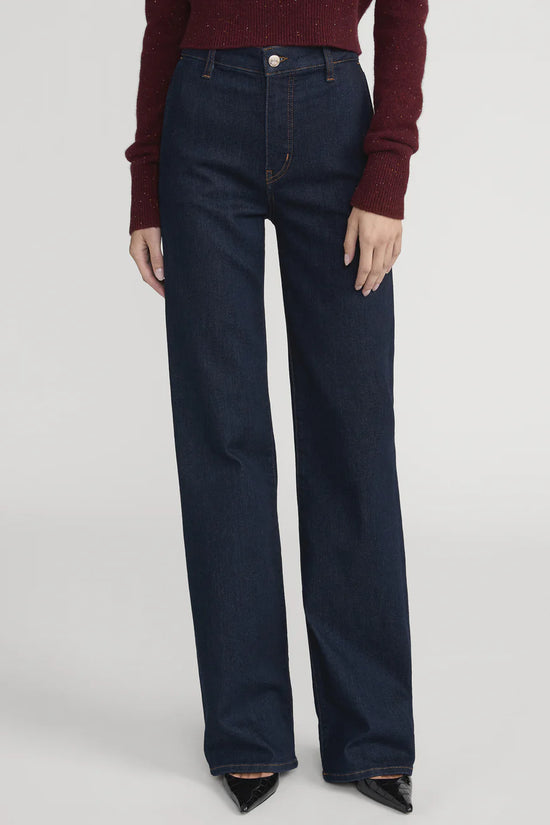 Frame Rinse High Rise Straight Long Length Jeans 1026814