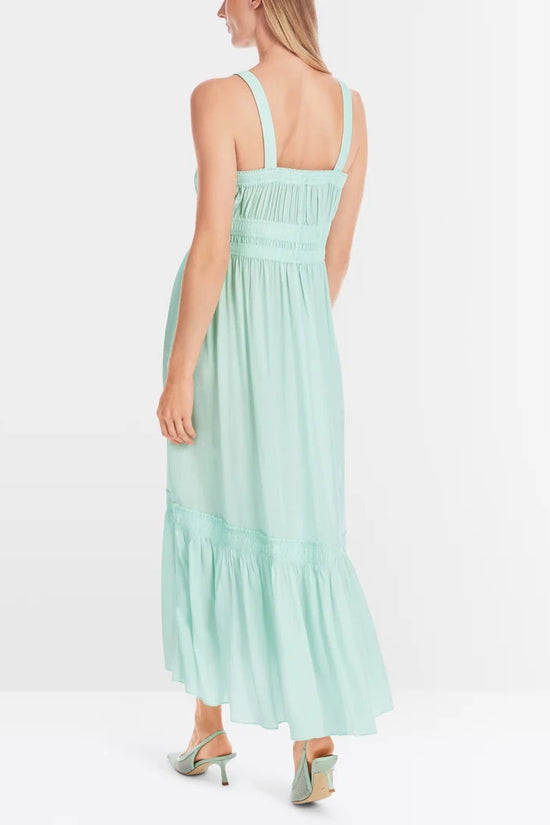 Marc Cain frill hem long dress YC21.47 W89