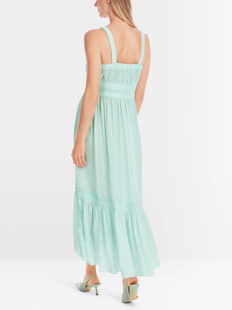 Marc Cain frill hem long dress YC21.47 W89