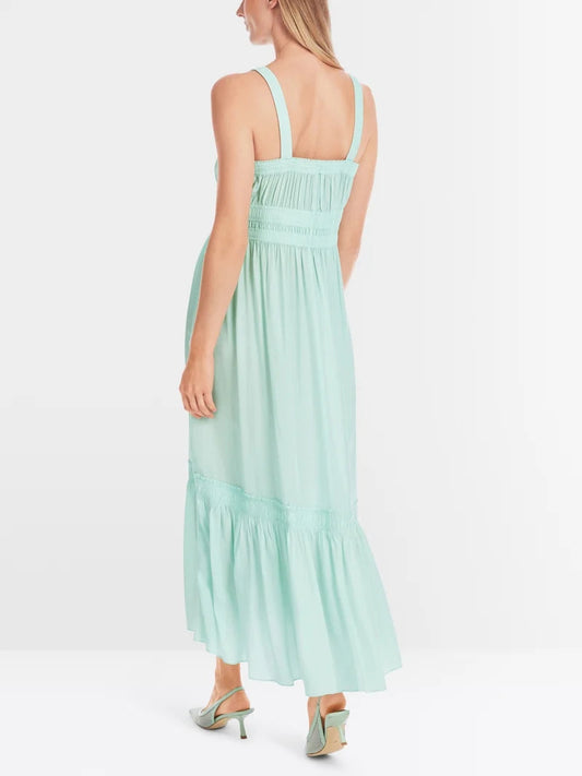 Marc Cain frill hem long dress YC21.47 W89