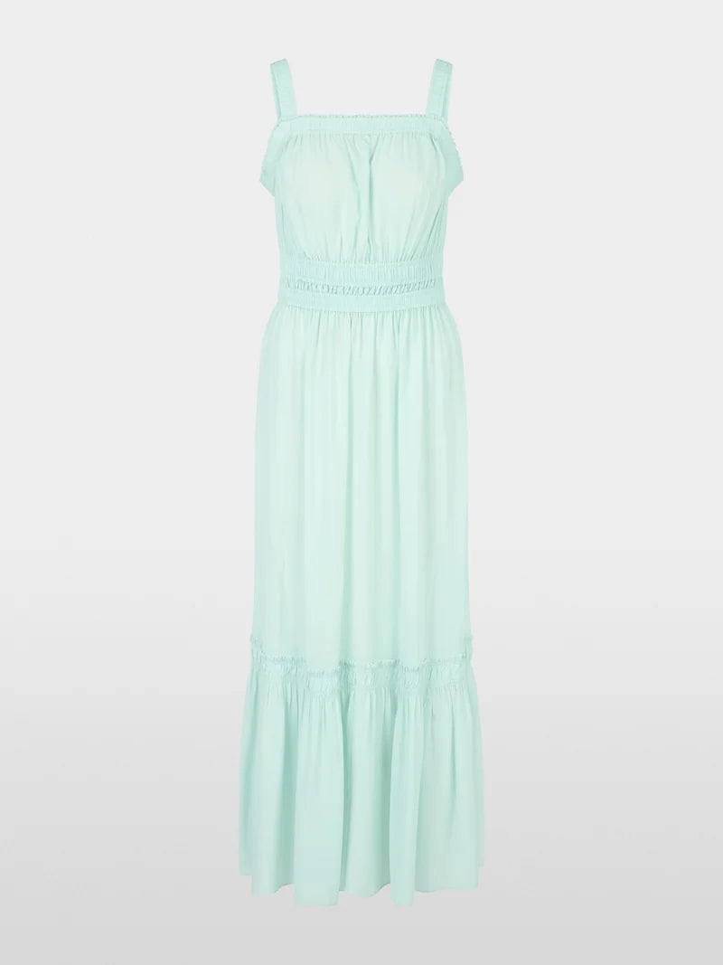 Marc Cain frill hem long dress YC21.47 W89