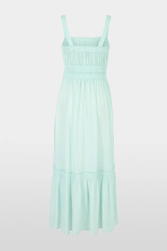 Marc Cain frill hem long dress YC21.47 W89