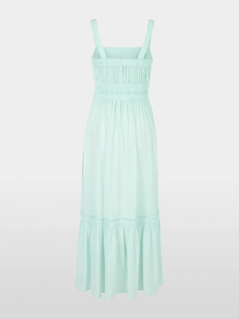 Marc Cain frill hem long dress YC21.47 W89