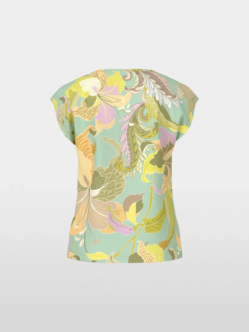 Marc Cain leaf print t-shirt YC48.23 J36