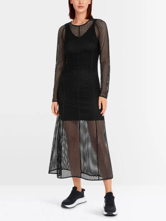 Marc Cain Sports long mesh dress YS21.16 J32