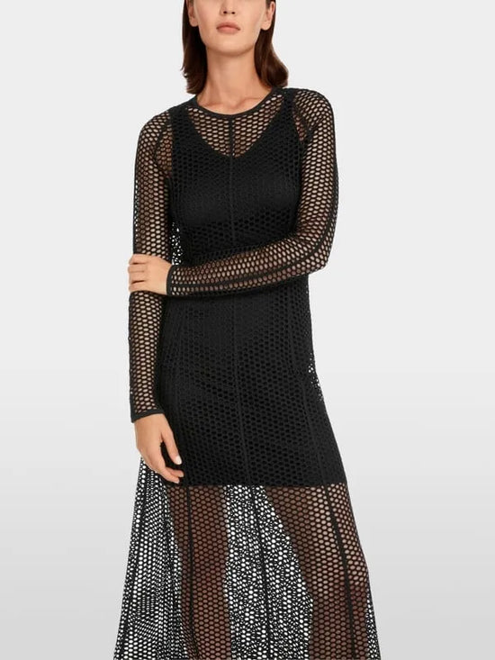 Marc Cain Sports long mesh dress YS21.16 J32
