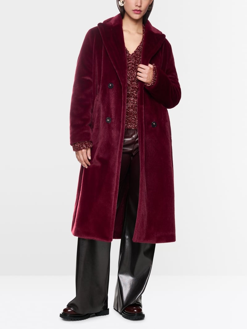Marc Cain faux fur coat Z11.04 w42