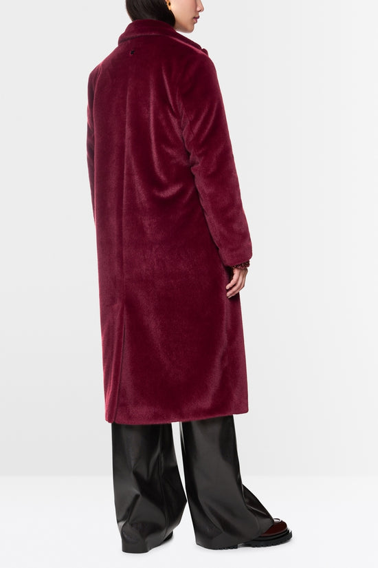 Marc Cain faux fur coat Z11.04 w42
