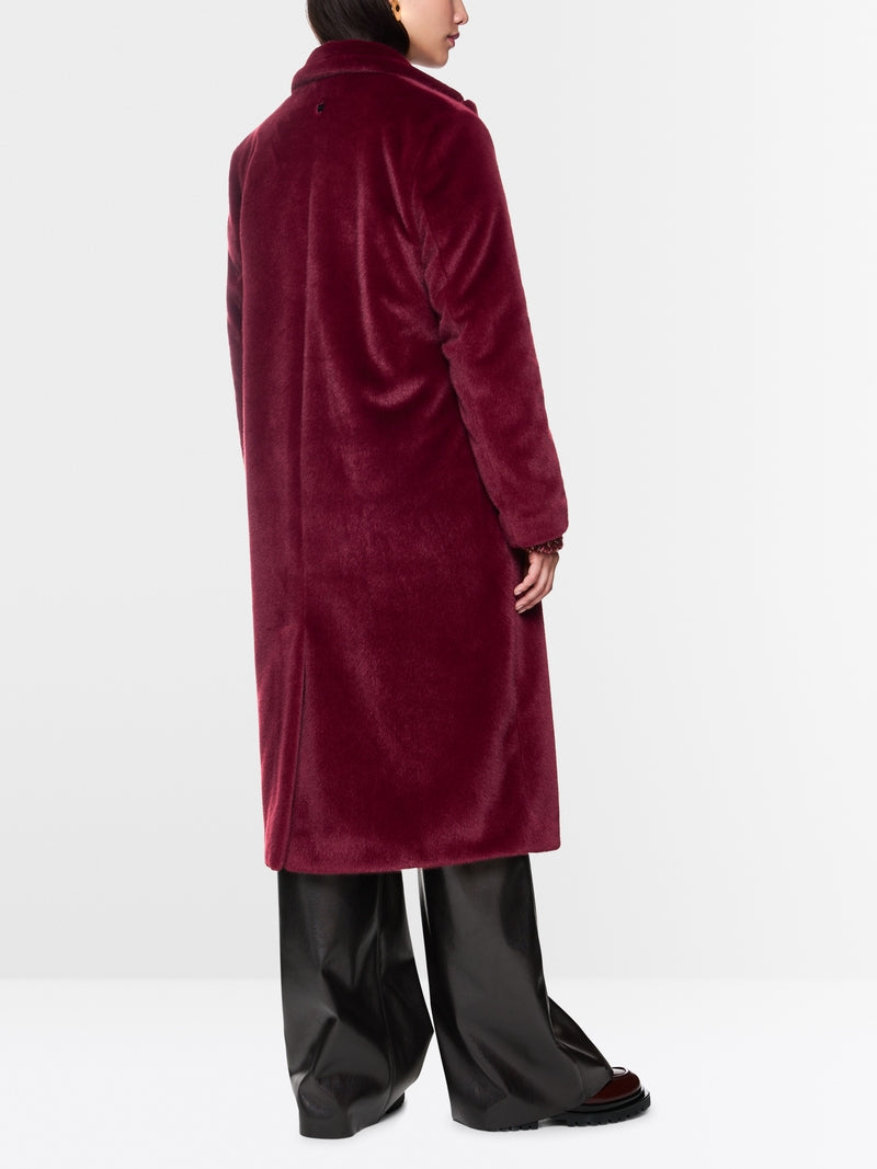 Marc Cain faux fur coat Z11.04 w42