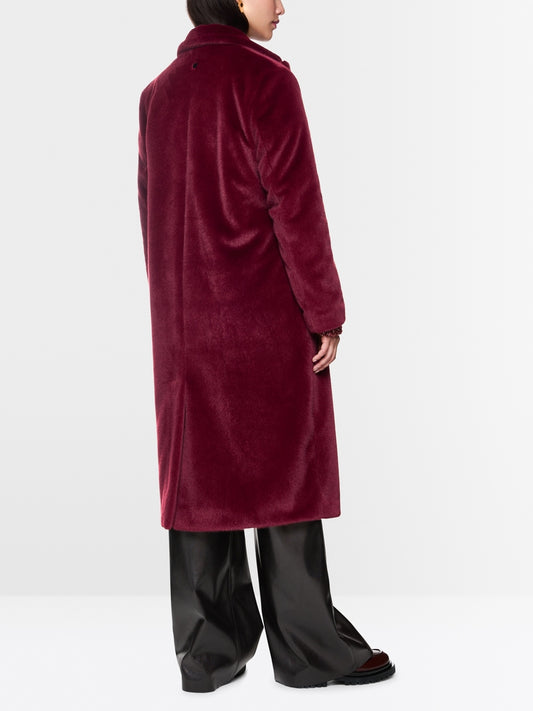 Marc Cain faux fur coat Z11.04 w42