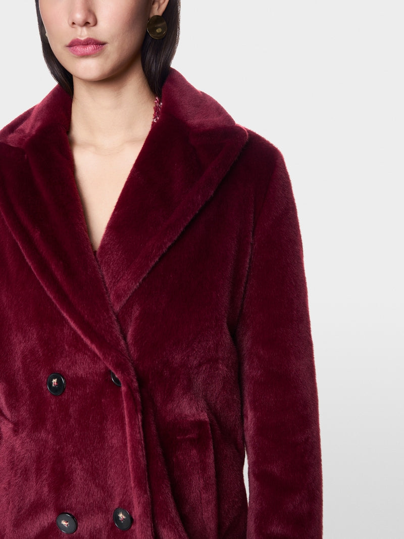 Marc Cain faux fur coat Z11.04 w42