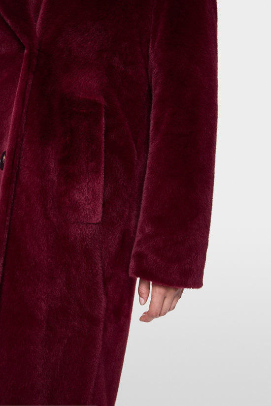 Marc Cain faux fur coat Z11.04 w42