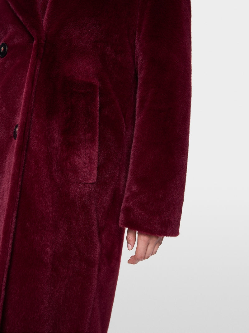 Marc Cain faux fur coat Z11.04 w42