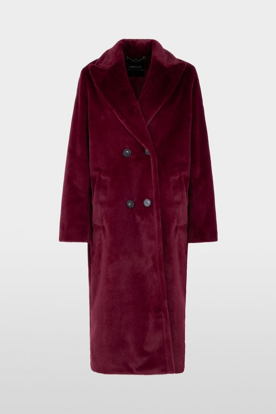 Marc Cain faux fur coat Z11.04 w42