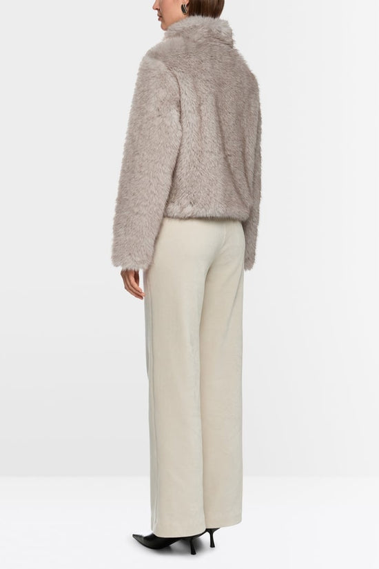 Marc Cain faux fur jacket Zc12.07 w64