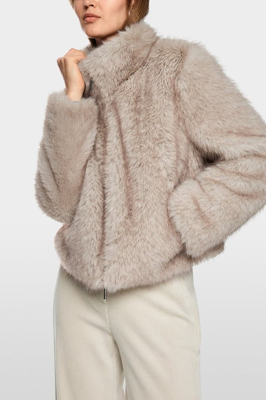 Marc Cain faux fur jacket Zc12.07 w64