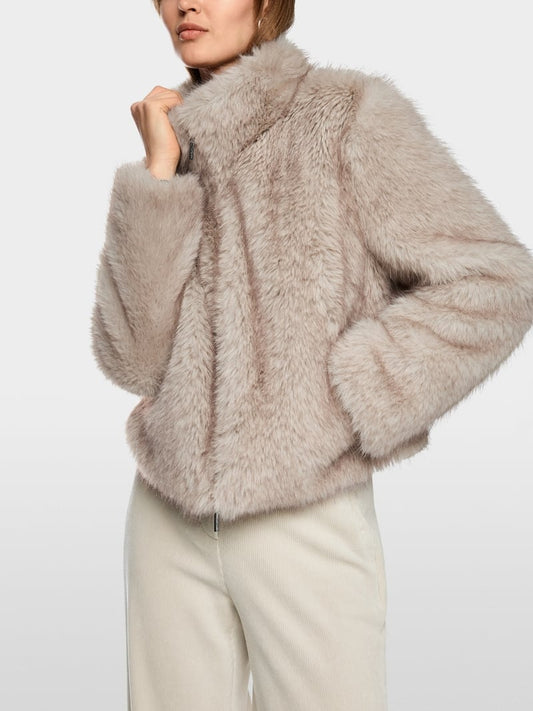 Marc Cain faux fur jacket Zc12.07 w64