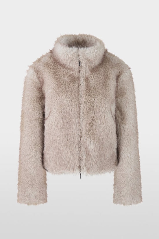 Marc Cain faux fur jacket Zc12.07 w64