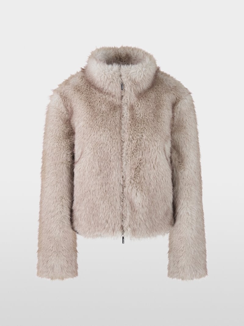 Marc Cain faux fur jacket Zc12.07 w64