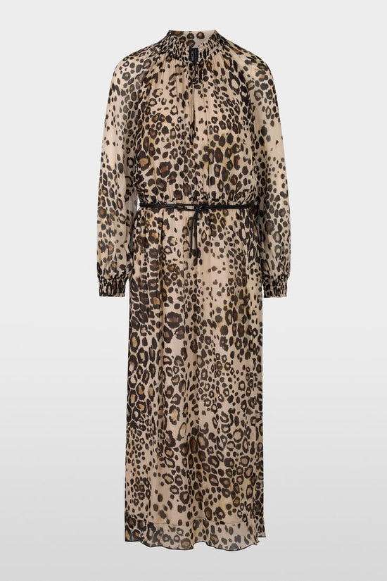 Marc Cain leopard print maxi dress Zc21.08 w27