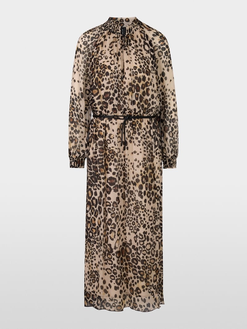 Marc Cain leopard print maxi dress Zc21.08 w27