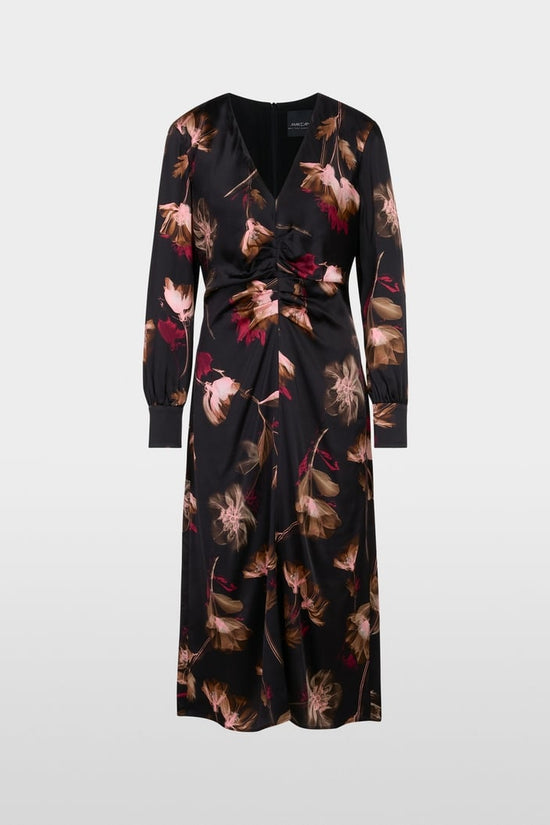 Marc Cain floral print silk dress Zc21.10 w28