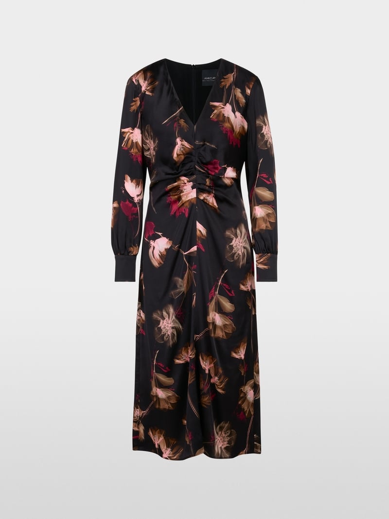 Marc Cain floral print silk dress Zc21.10 w28