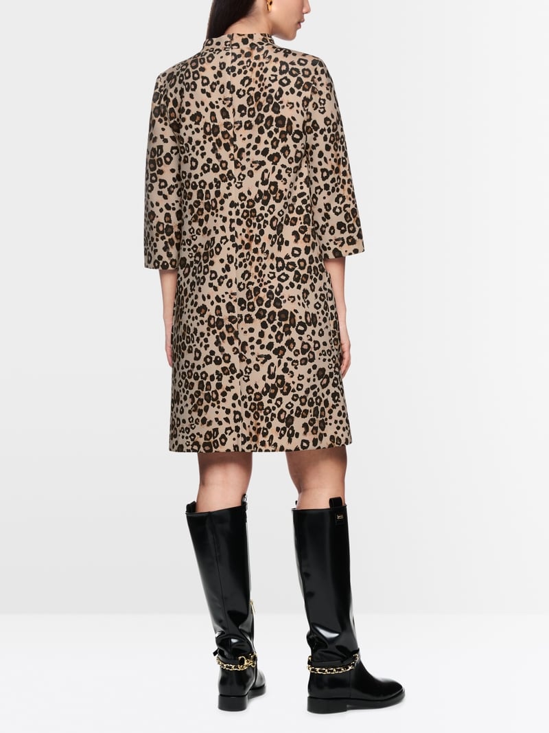 Marc Cain leopard print dress Zc21.22 j12